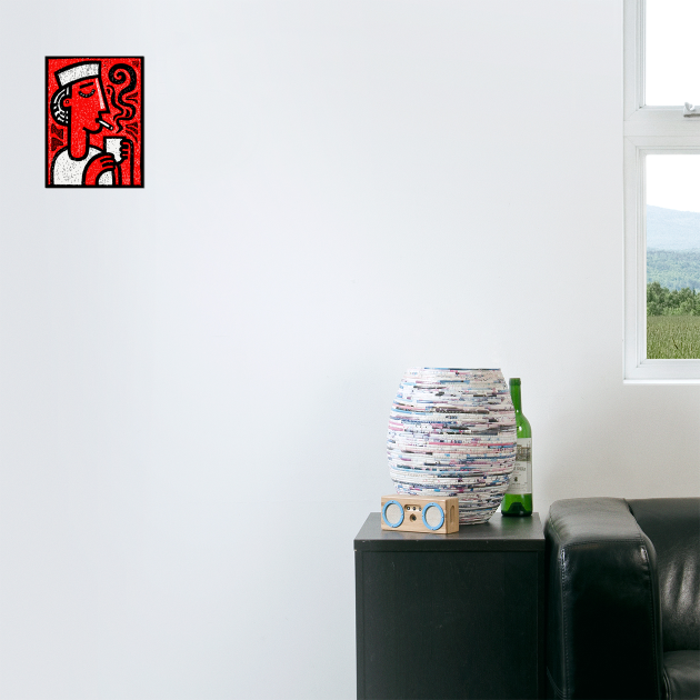 Stressed Nurse | Dark Humor Medical Graphic by TuncGK